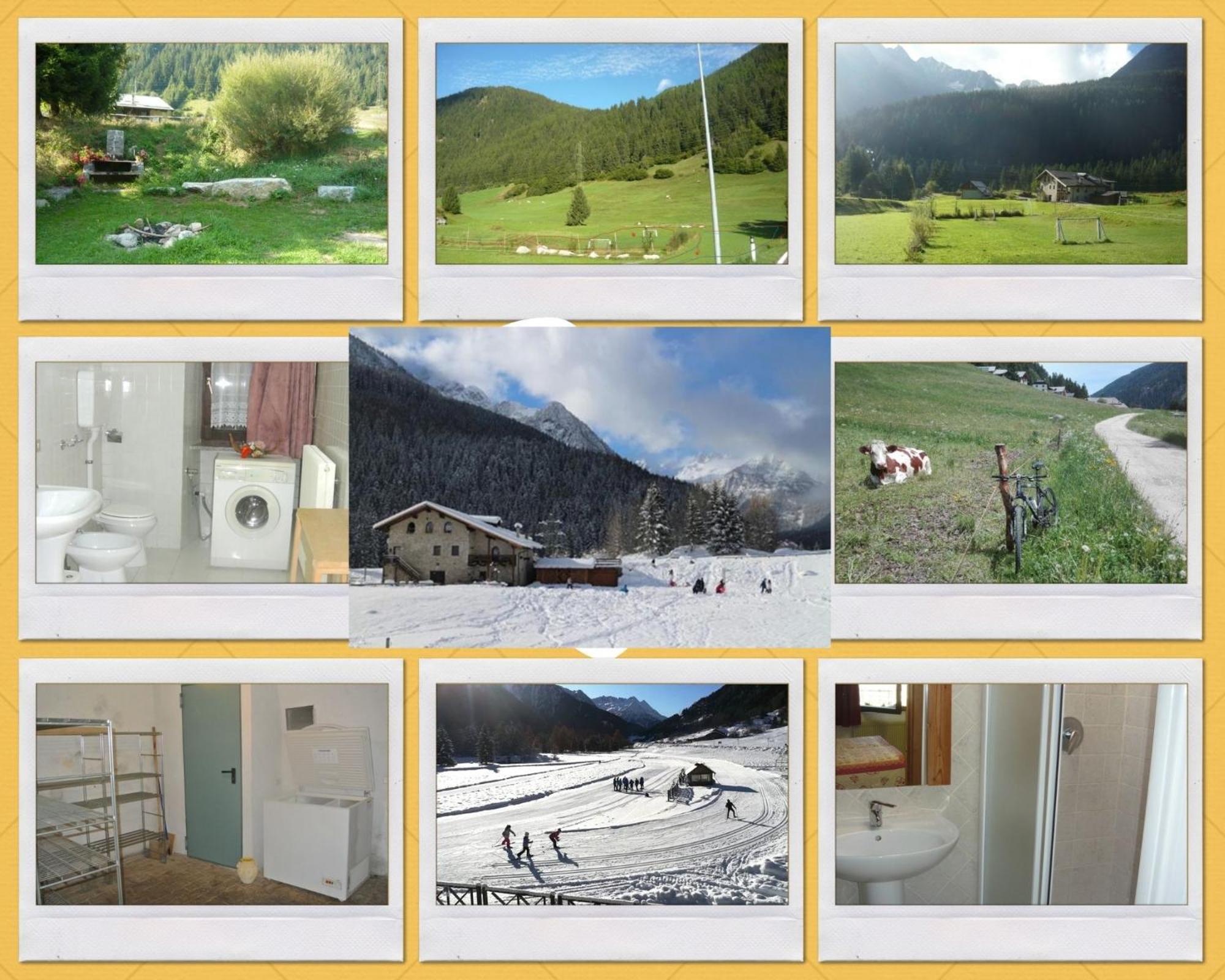 Villa Chalet Rustico Bertolini Per Gruppi! Vermiglio Exterior foto