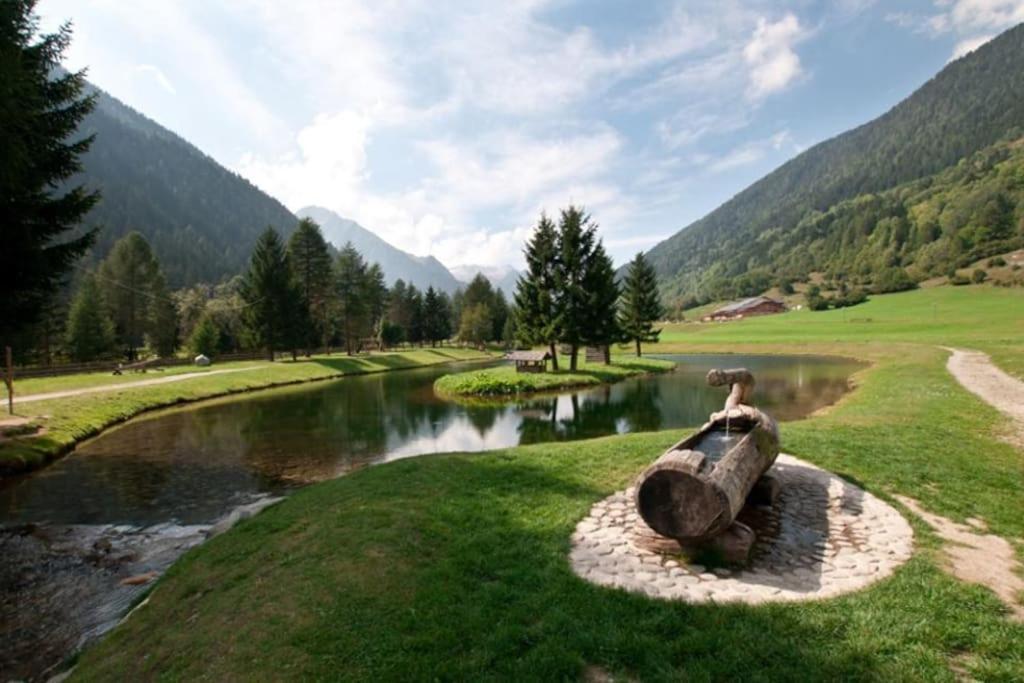 Villa Chalet Rustico Bertolini Per Gruppi! Vermiglio Exterior foto