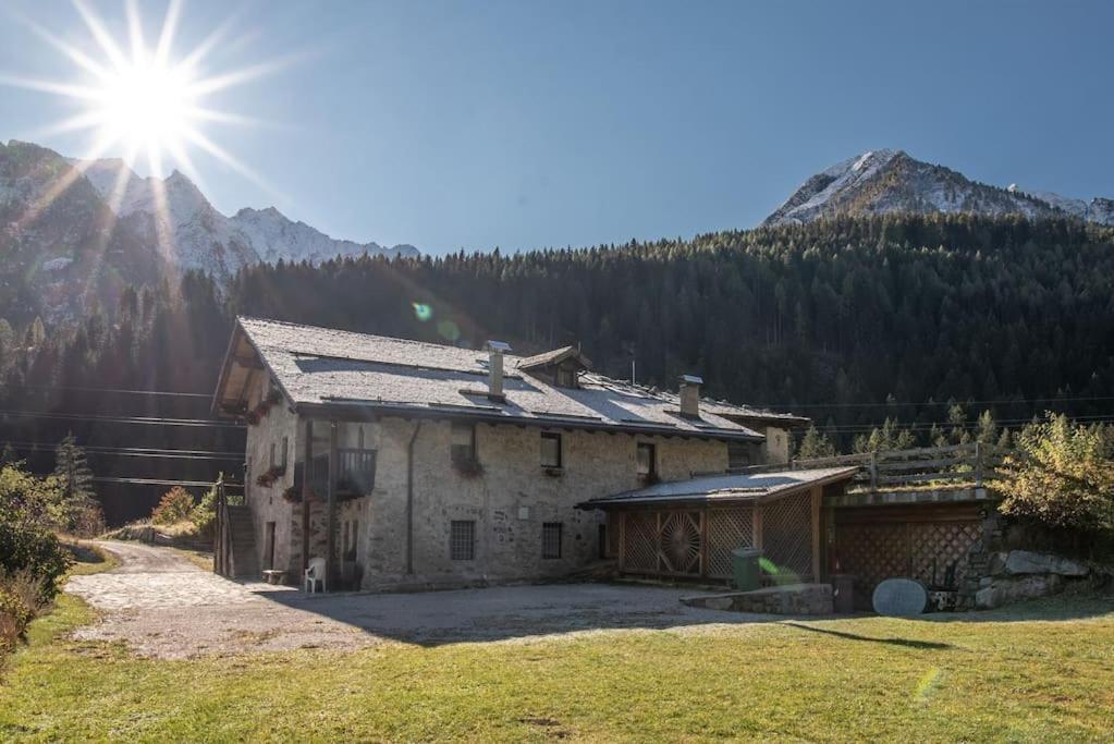 Villa Chalet Rustico Bertolini Per Gruppi! Vermiglio Exterior foto